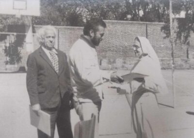 Sister Inah (right) in an undated photograph. (Source: Courtesy of the family)