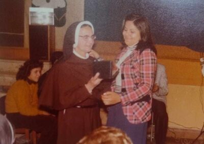 Sister Inah (left) in an undated photograph. (Source: Courtesy of the family)