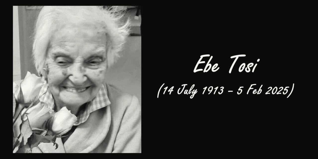 Ebe Tosi, the Oldest Resident of Liguria, Italy, Dies at 111