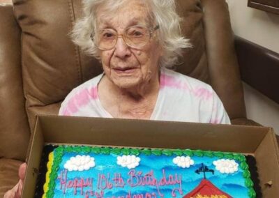 On her 106th birthday in 2020. (Source: Facebook / Good Samaritan Society)