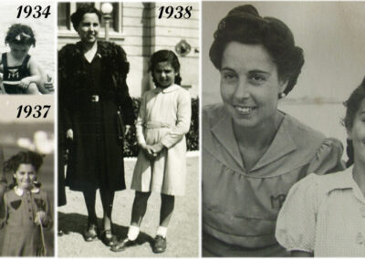 With her daughter Teresa in the 1930s and 1940s. (Source: x.com/MariaBranyas112)