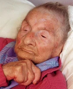 At the age of 117. (Source: Gerontology Wiki)