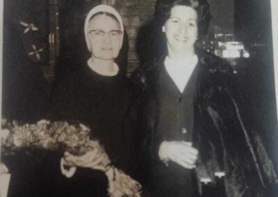 Sister Inah (left) in an undated photograph. (Source: Courtesy of the family)