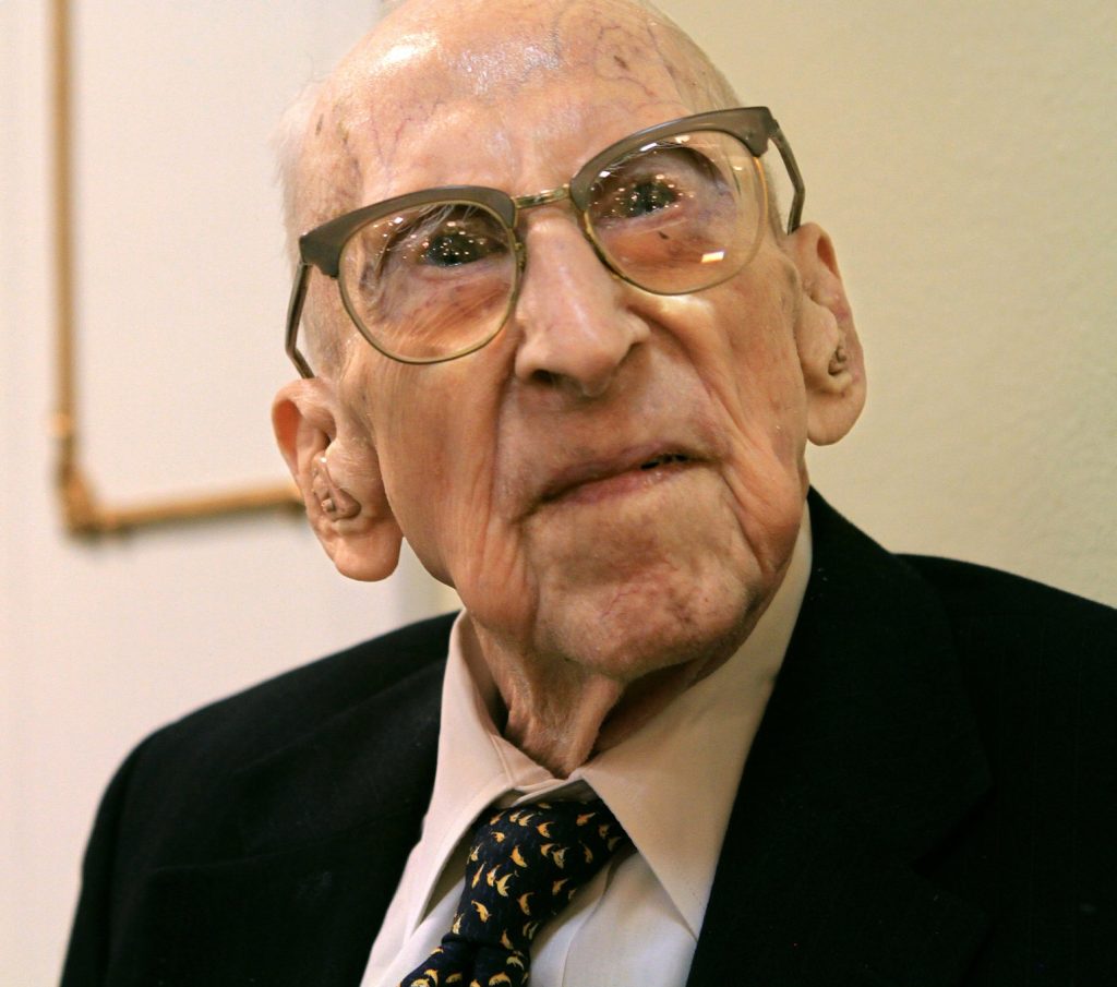 As a supercentenarian. (Source: Hunter Weeks/Red Popsicle Films)