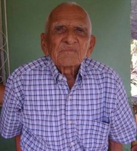 As a centenarian.