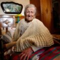 On her 117th birthday, 29 November 2016. (Source: REUTERS)