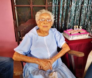 On her 113th birthday. (Source: Twitter/@reformaseoye)