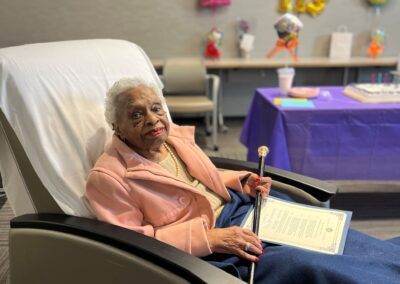 On her 113th birthday. (Source: Town of Wellesley, MA (.gov))