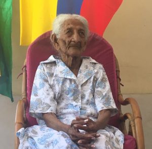 Aritama on her 110th birthday in 2017. (Source: HOY Diario del Magdalena)