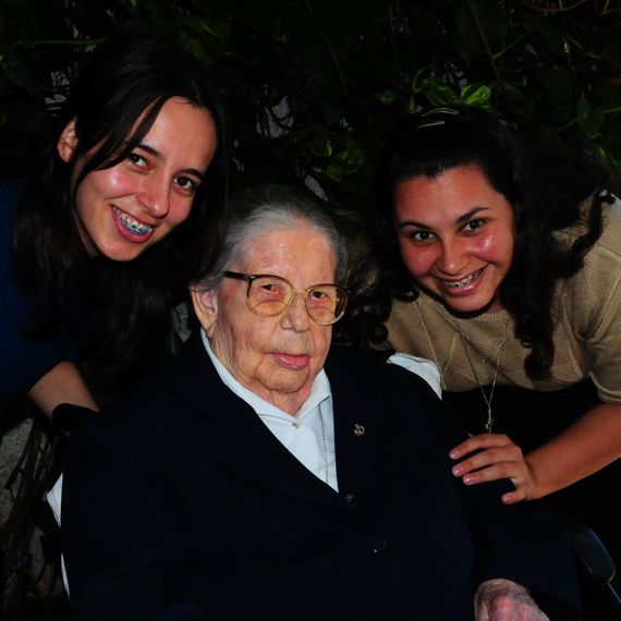 On her 107th birthday. (Source: Congregação das Irmãs de Notre Dame)