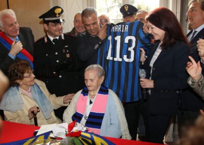 On her 113th birthday. (Source: Il Cittadino di Monza e Brianza)