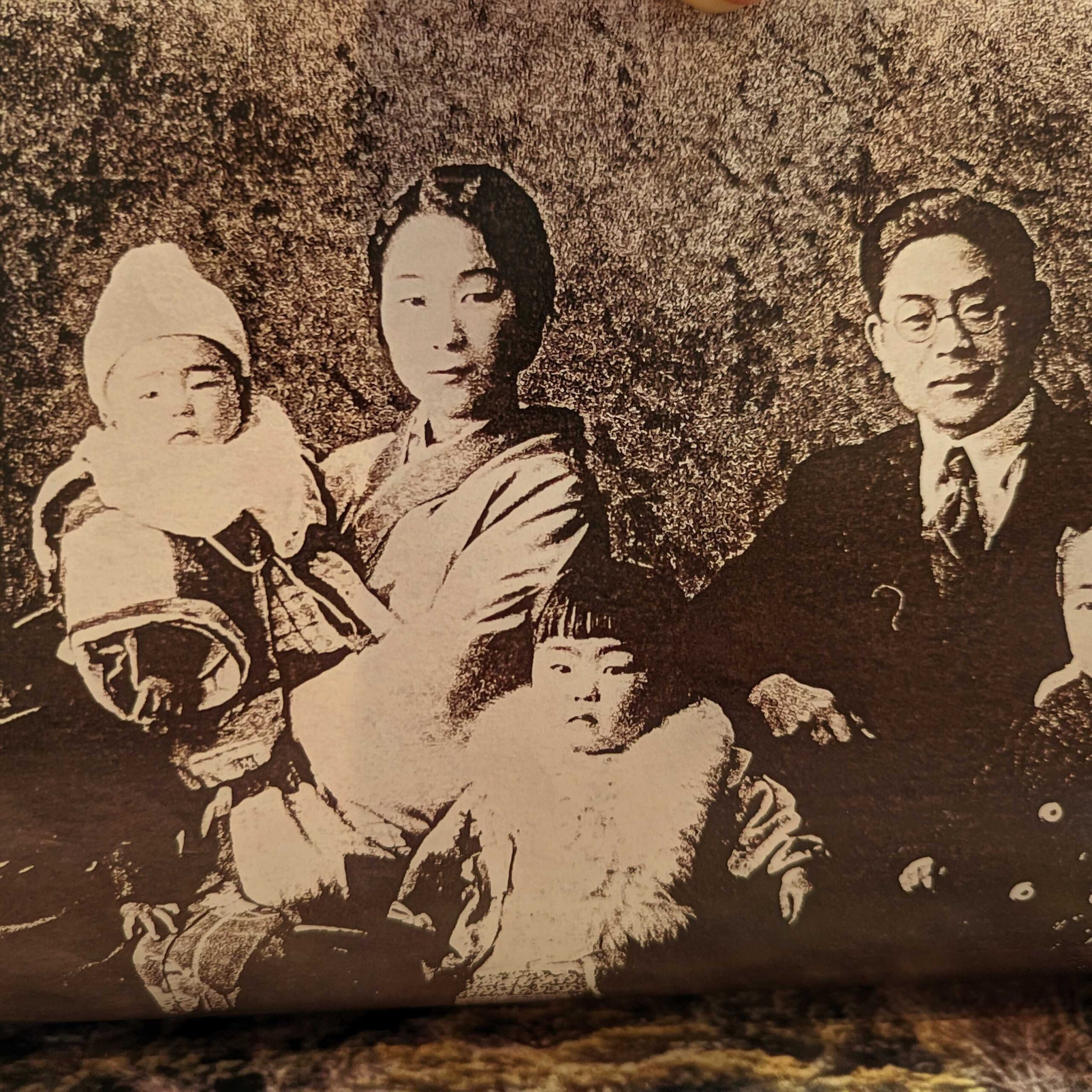 At the age of 28, with her husband and children. (Source: Courtesy of family)