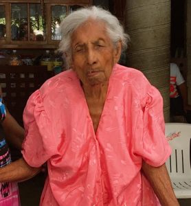 On her 109th birthday.