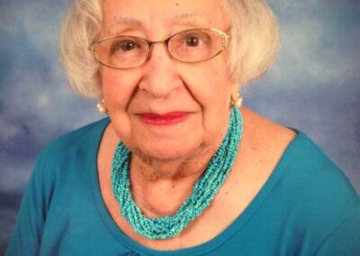 On her 105th birthday. (Source: Signal Mountain Mirror)