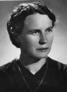 As a young woman. (Source: Chojniczanin - Gazeta)