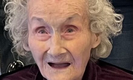 On her 110th birthday. (Source: Hackman Family Funeral Homes)