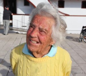 Aged 100, visiting Croatia in 2013. (Photo: Zeljko Mrsic/PIXSELL)