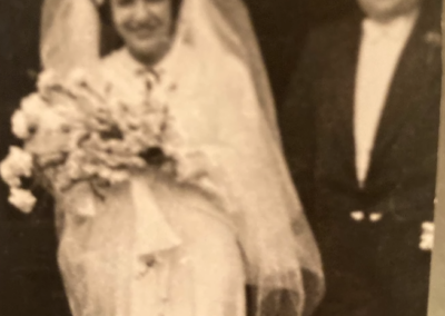 On her wedding day. (Source: HMTC)