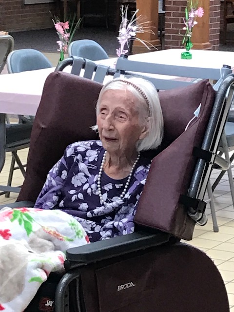 On her 110th birthday. (Source: Facebook/Beechwood Continuing Care)
