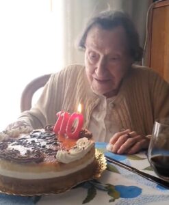 Torres Vallbona on her 110th birthday. (Source: Twitter)