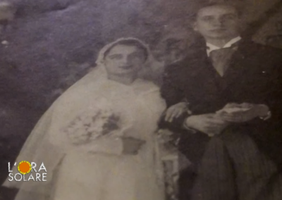 On her wedding day. (Source: Tv2000it)