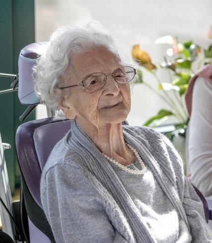 On her 111th birthday. (Source: Nieuwsblad/@Joren De Weerdt)