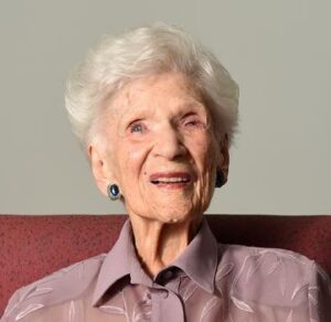 On her 111th birthday. (Source: Herald Sun, By Jason Sammon)