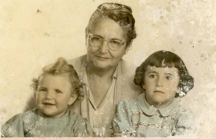 Undated, likely with her granddaughters.