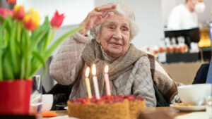 Mina Hehn on her 109th birthday