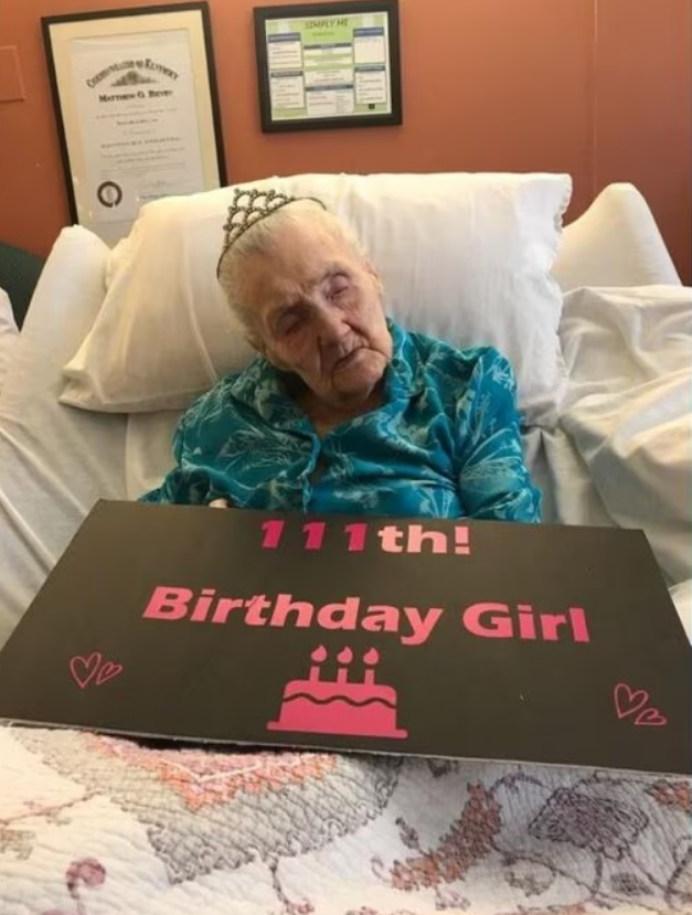On her 111th birthday. (Source: WYMT)