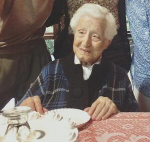 On her 110th birthday in 2016. (Source: Gerontology Wiki)