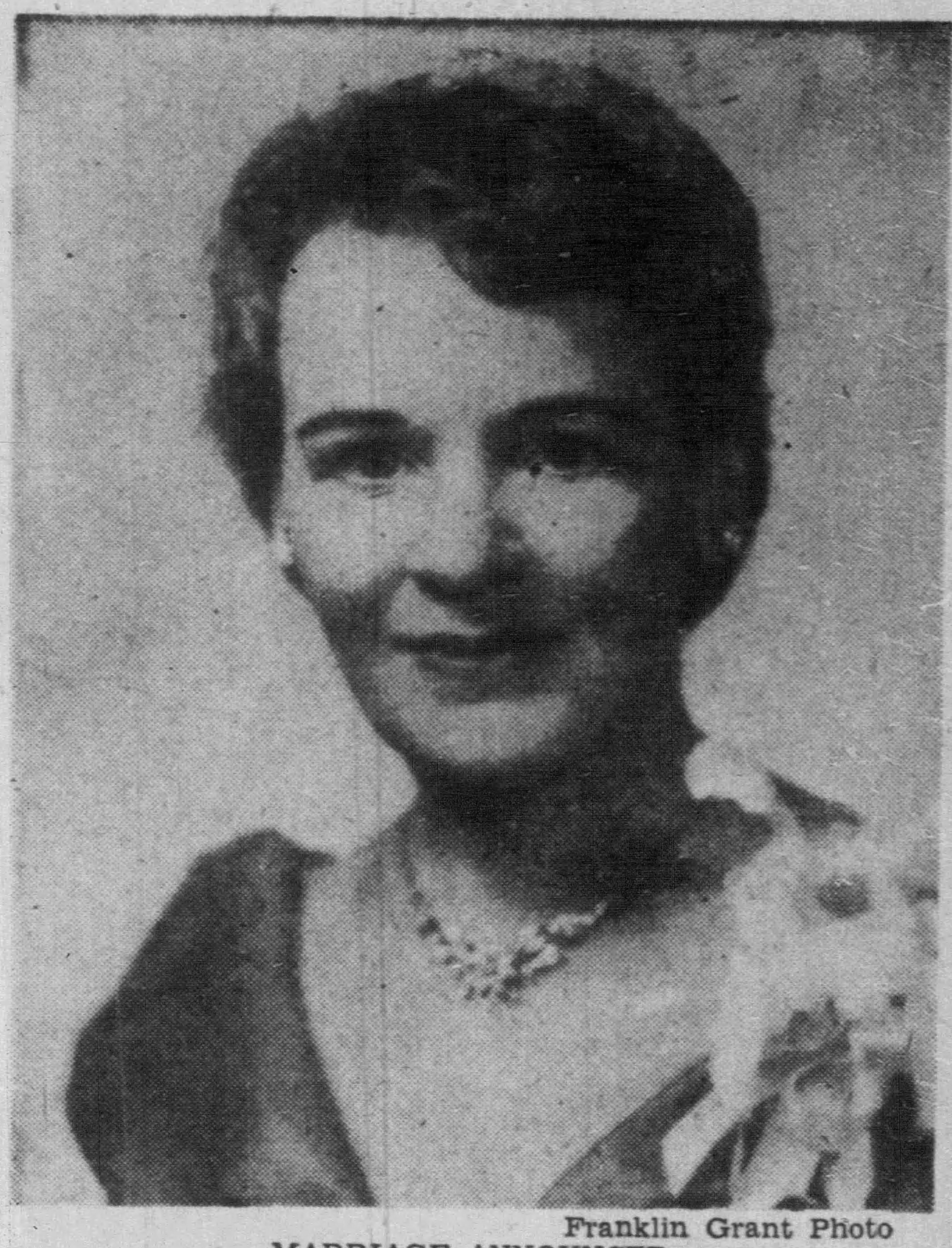 In 1956, after her second marriage. (Source: Portland Press Herald, 25 March 1956)