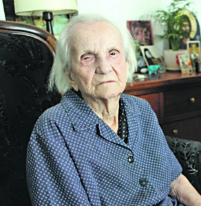 On her 112th birthday. (Photo by D. Živančević/RAS SRBIJA)