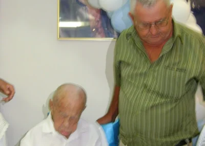 On his 110th birthday. (Source: The 110 Club)