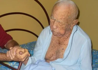 On his 110th birthday. (Source: The 110 Club)