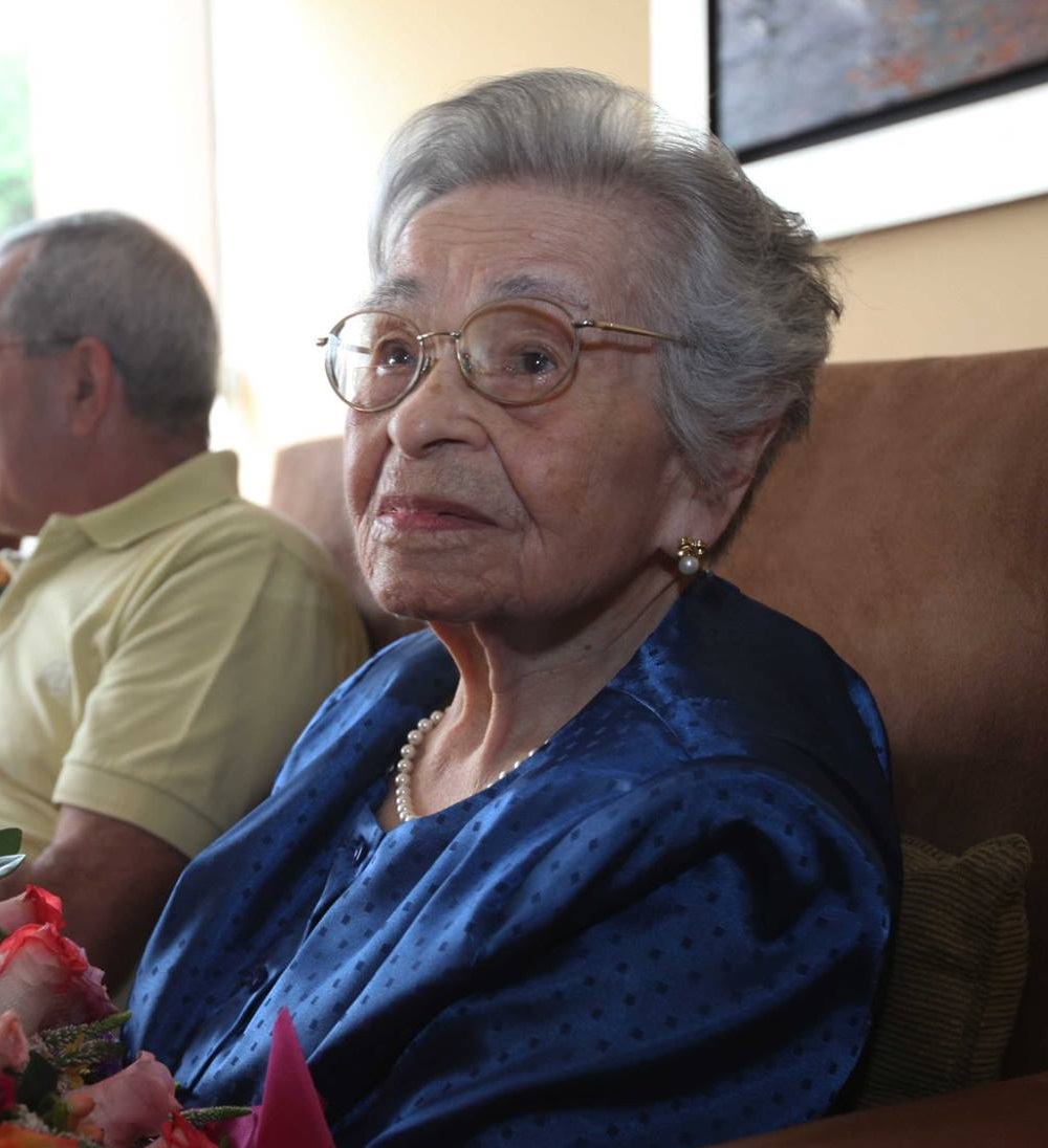 On her 110th birthday. (Source: Facebook/Municipalidad De San Borja)
