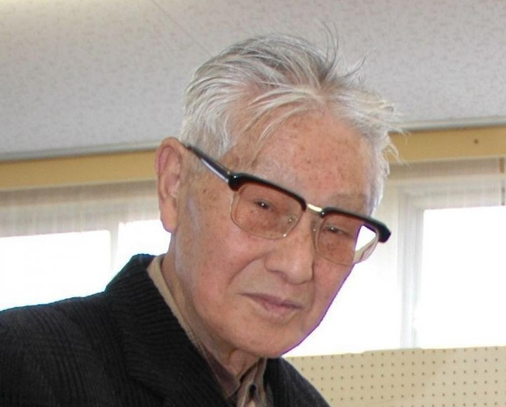 Fukunishi (aged 96) in March 2006. (Source: Gerontology Wiki)
