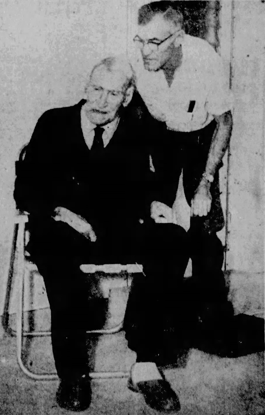 On his 111th birthday in 1960. (Source: The Lexington Herald)