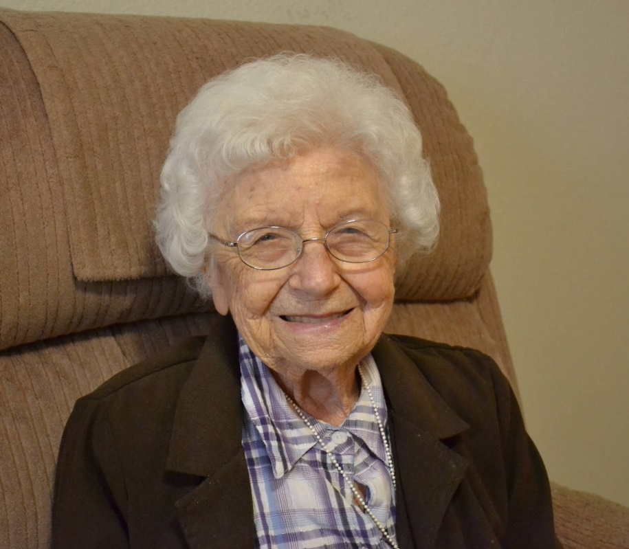 At the age of 105. (Source: Oklahoma Oral History Research Program)