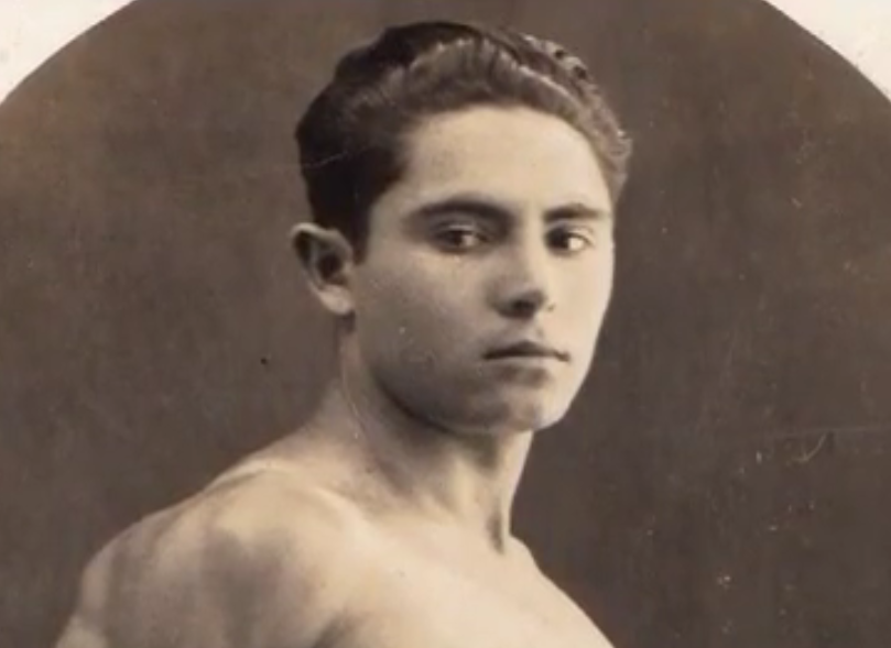 As a young man. (Source: Vimeo/MAN RAY)