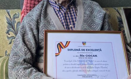 In April 2023, aged 109. (Source. Facebook / Constantin Rădulescu)