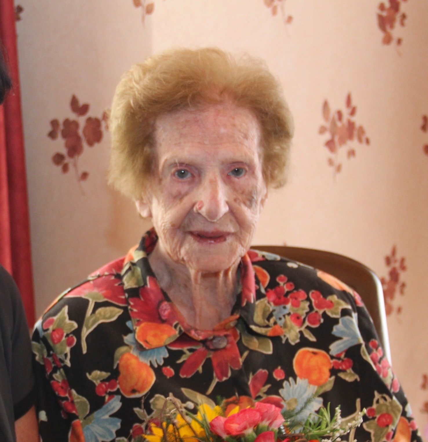 Furrer-Omlin on her 105th birthday. (Source: Luzerner Zeitung)