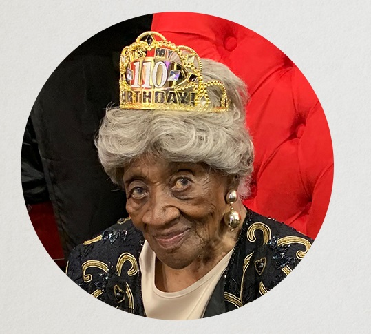 On her 110th birthday in 2019. (Source: Twitter/THECITYNY)