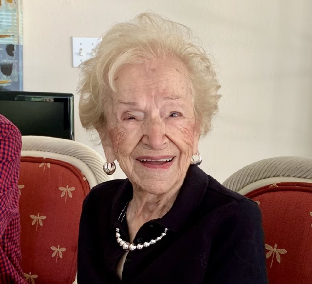 On her 108th birthday in 2020. (Source: KTIV)