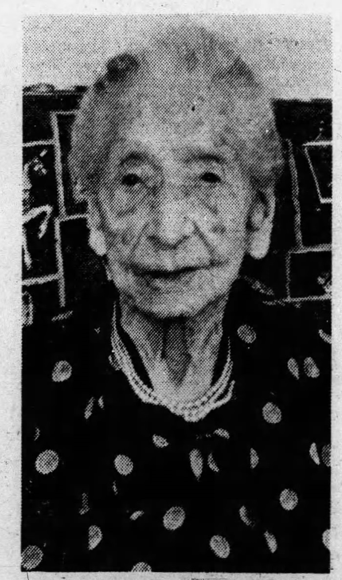 On her 110th birthday in 1976. (Source: The Berkshire Eagle)