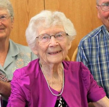 Shortly before her 109th birthday. (Source: Ottumwa Courier)