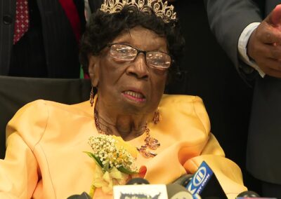 On her 114th birthday. (Source: CNN)