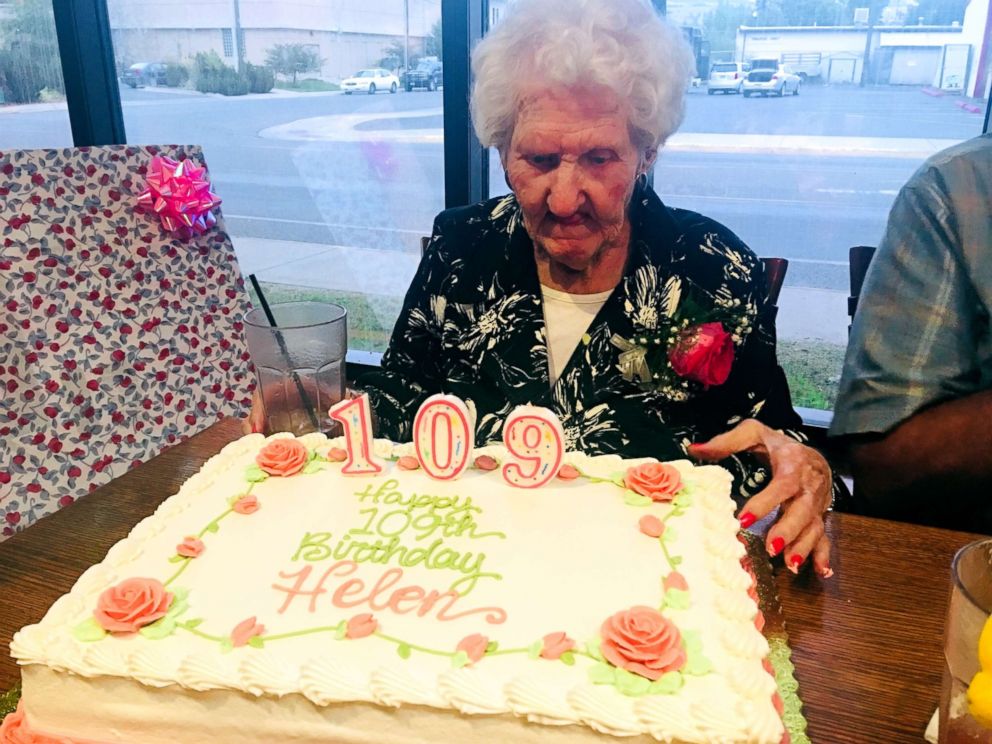 On her 109th birthday. (Source: ABC News)