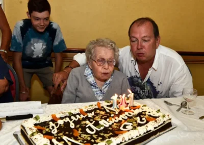 On her 111th birthday. (Source: La Montagne)