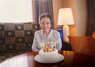 On her 100th birthday in 2010. (Source: Courtesy of the family)